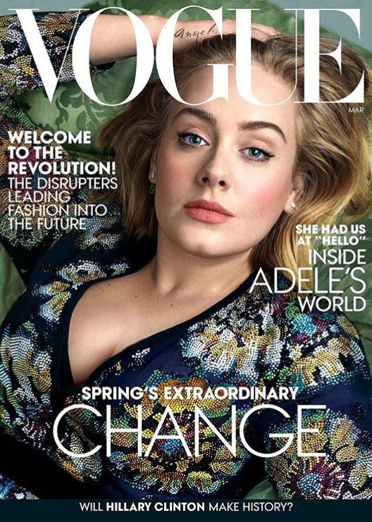 Adele para 'Vogue' Marzo 2016