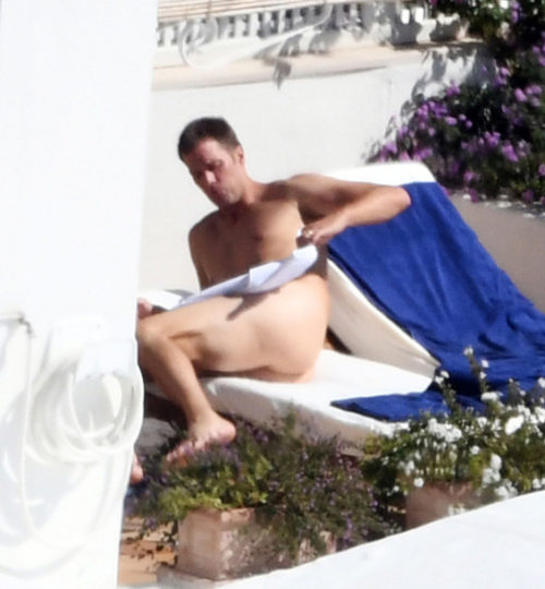 Pillado Tom Brady desnudo