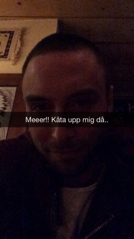 Mans Zelmerlow desnudo en Snapchat