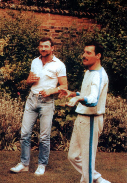 Freddie Mercury y Jim Hutton