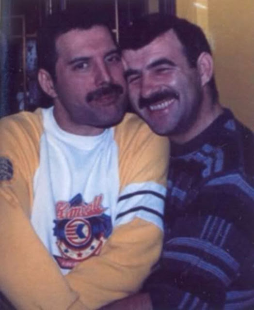 Freddie Mercury y Jim Hutton