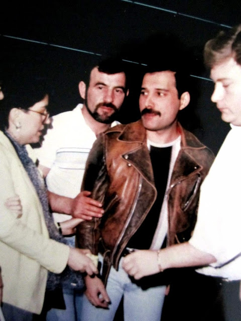 Freddie Mercury y Jim Hutton