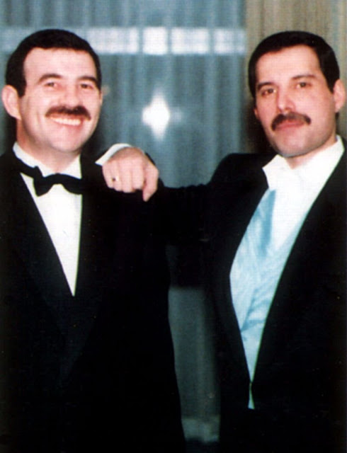 Freddie Mercury y Jim Hutton