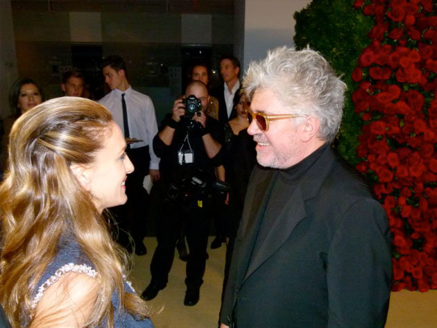 Almodóvar con Sarah Jessica Parker