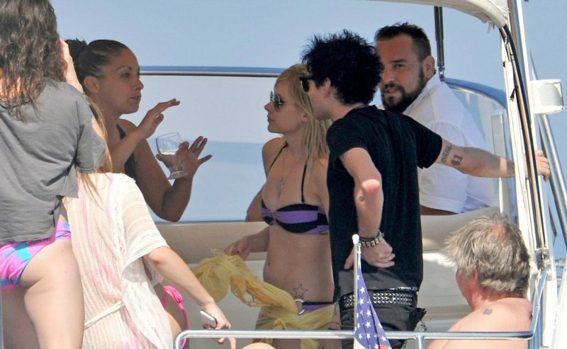 Avril Lavigne en Saint Tropez