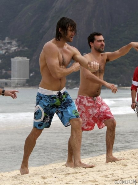 Jared Padalecki en la playa