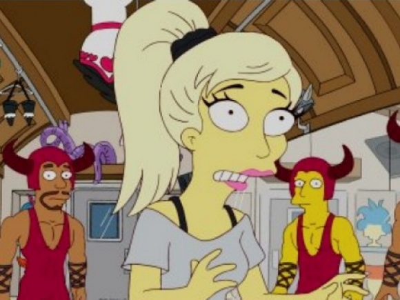 Lady Gaga en Los Simpson