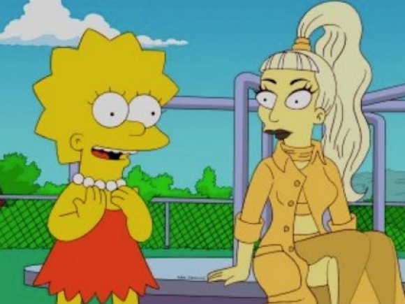 Lady Gaga en Los Simpson