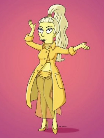 Lady Gaga en Los Simpson