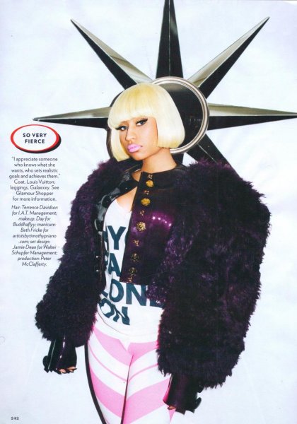 Nicki Minaj para \'Glamour\'