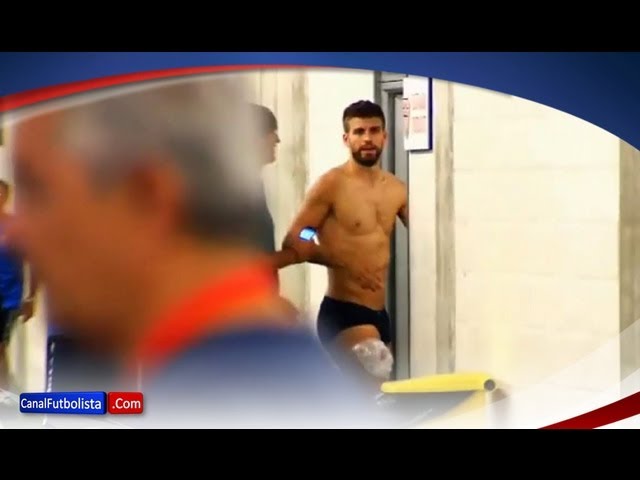 Gerard Piqué sin ropa