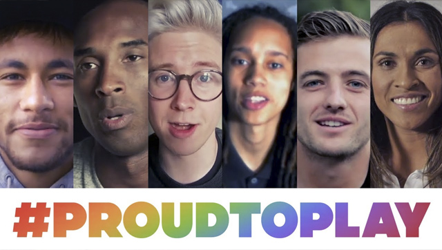#ProudToPlay, la campaña a favor de los deportistas gays