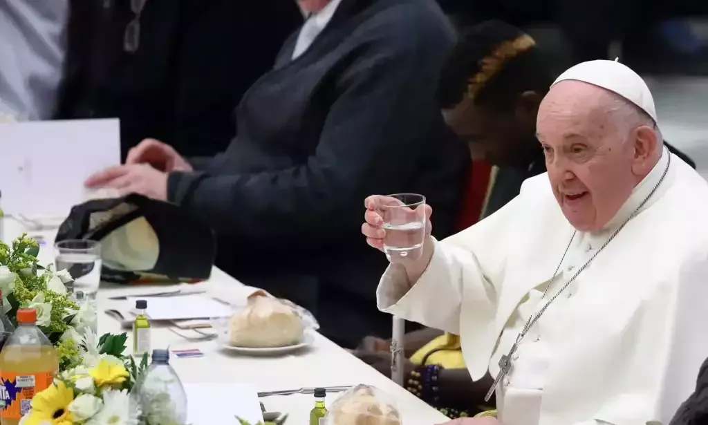 The Pope dines with trans women