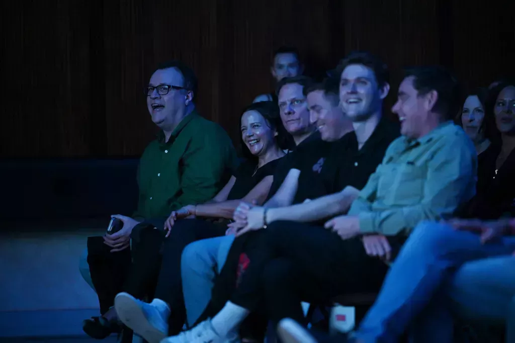 Russell T Davies, Nicola Shindler and Antony Cotton attend a celebratory screening of Queer of Folk