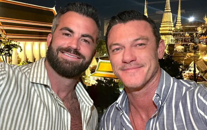 "Estoy muy agradecido": Luke Evans se deshace en elogios hacia su novio Fran Tomas