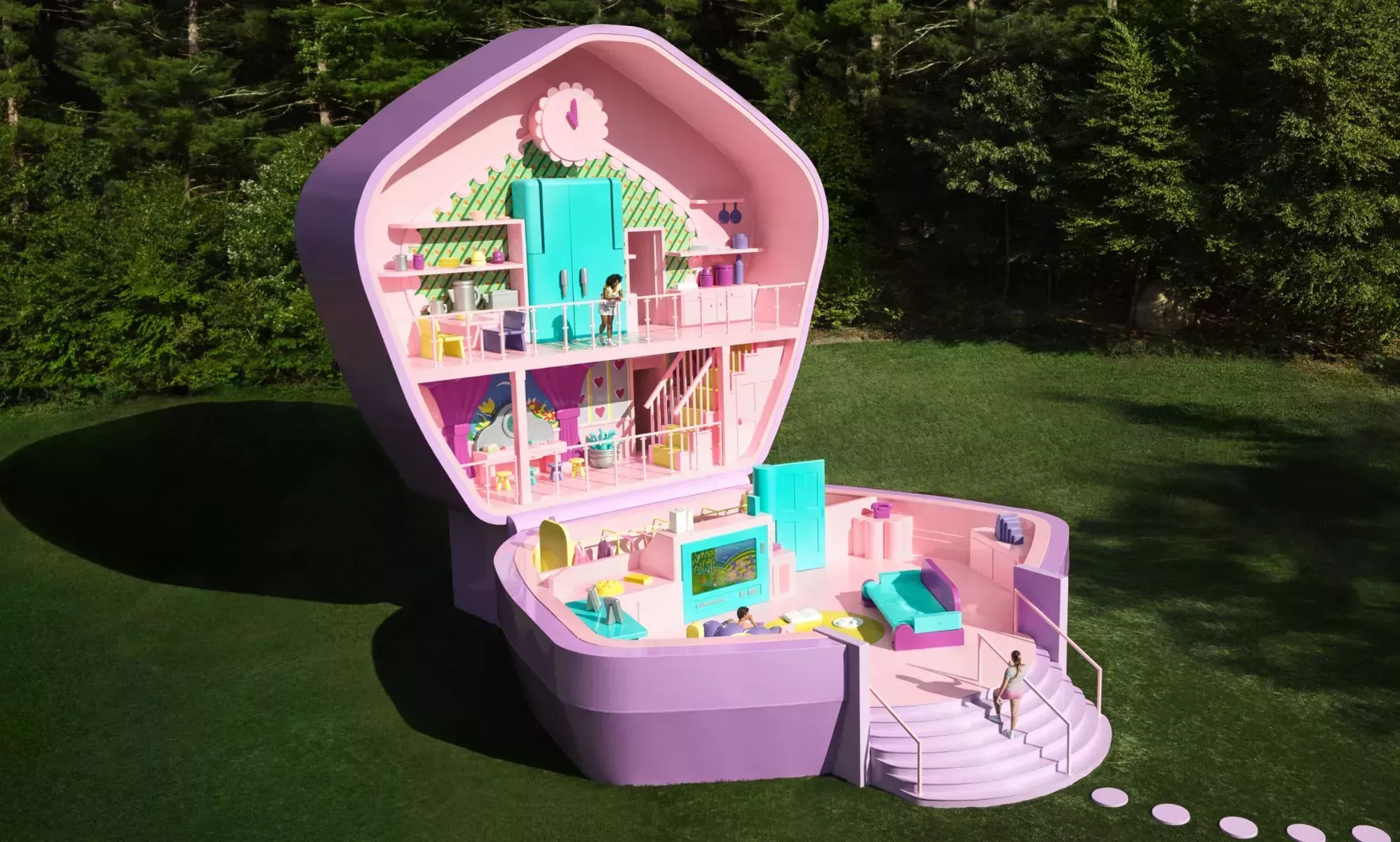 Los fans de los 90 ya pueden alojarse en un Airbnb de Polly Pocket a tamaño real