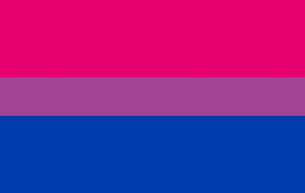 The bisexual flag was designed by Michael Page in 1998 to give the bisexual community its own symbol comparable to the gay pride flag. Each color in the flag has a specific meaning