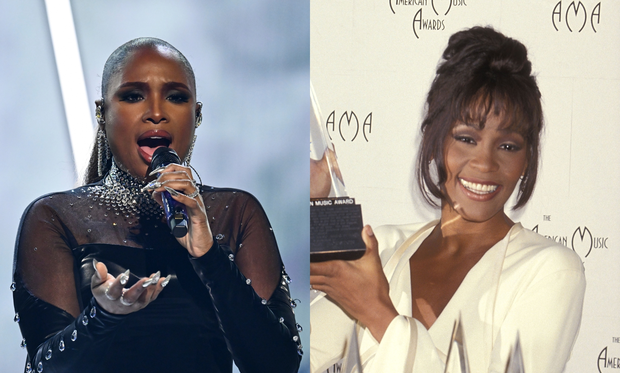 Jennifer Hudson rindió un impresionante homenaje a Whitney Houston en los American Music Awards