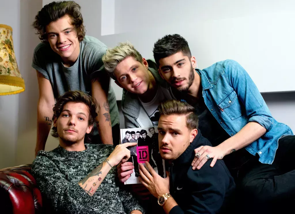 One Direction members, clockwise from top left: Harry Styles, Niall Horan, Zayn Malik, Liam Payne, Liam Tomlinson.