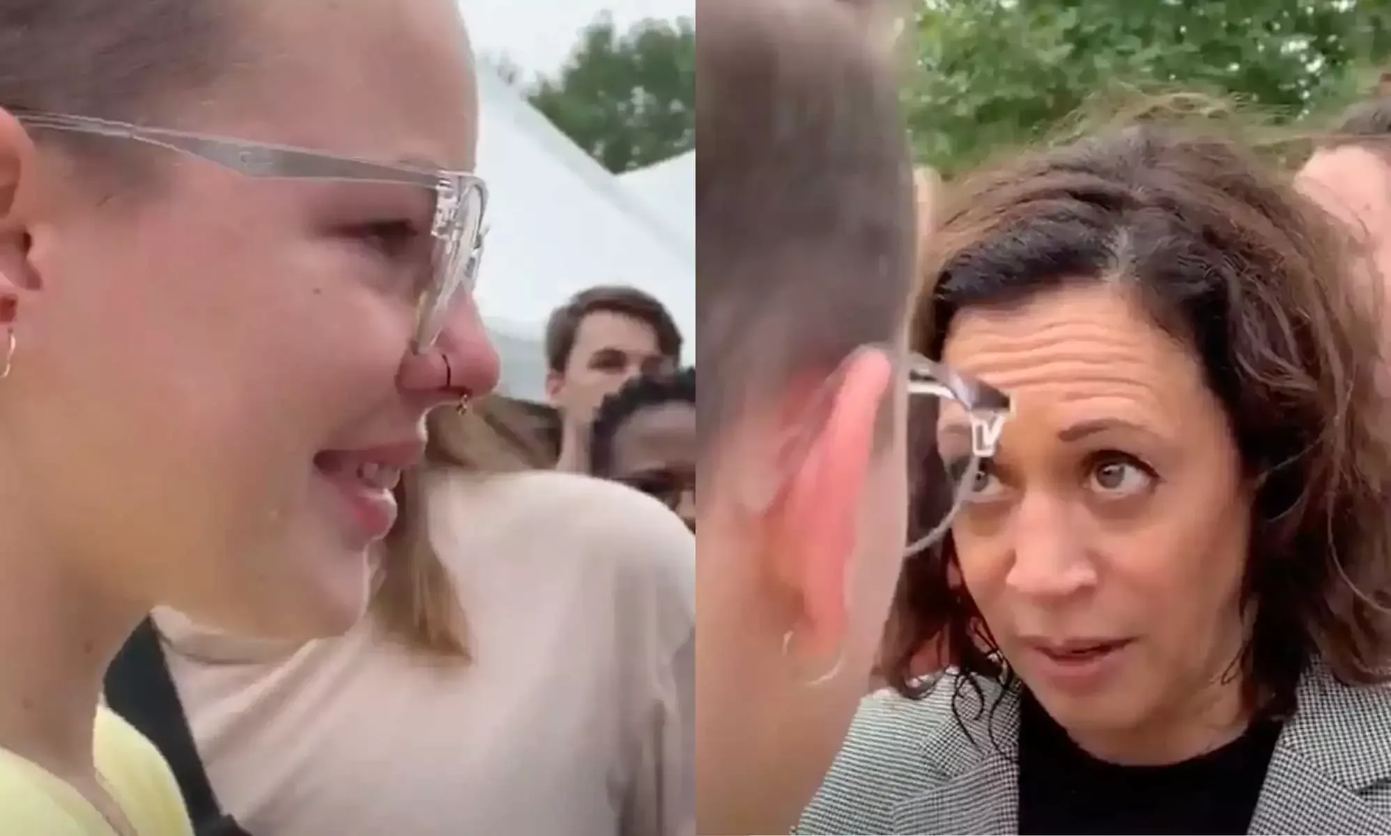 Reaparece un impactante vídeo de Kamala Harris consolando a un estudiante asustado por la violencia armada