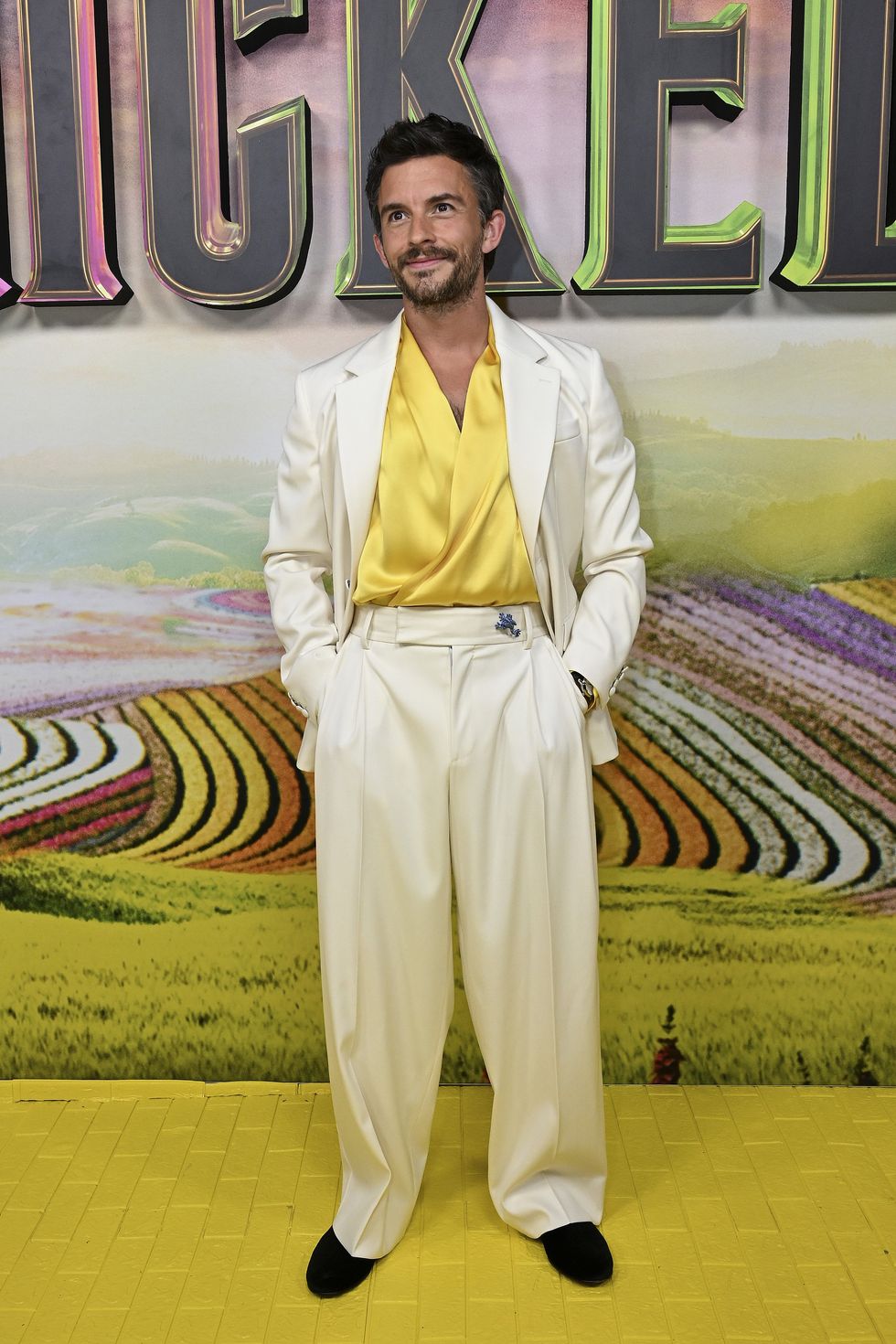 Jonathan Bailey en la premiere de Wicked en Sydney