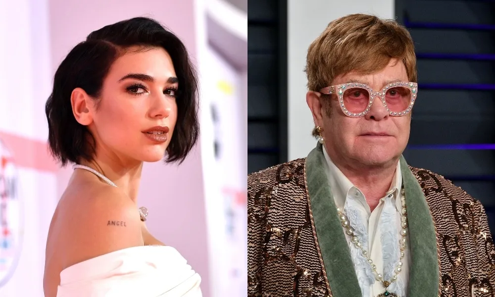 Dua Lipa canta un dueto al estilo de Broadway con Elton John en el Royal Albert Hall