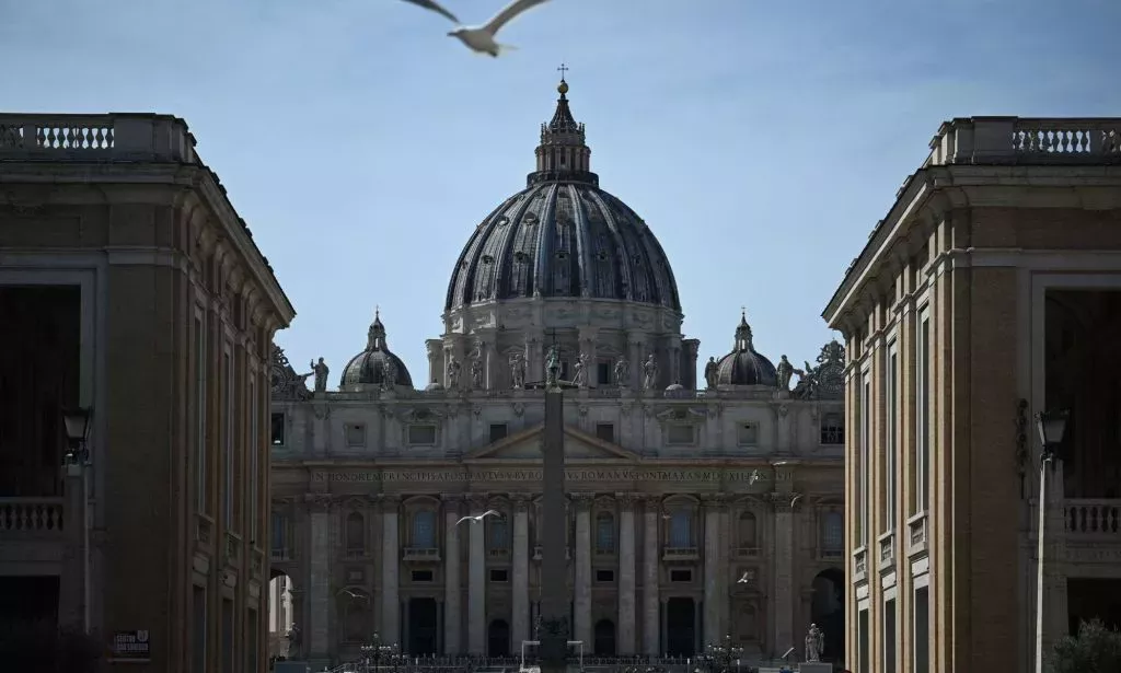 Un paisaje del Vaticano, hogar de la Iglesia Católica global, en Roma, Italia