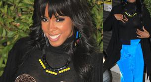 Kelly Rowland se empeña en enseñar pezones