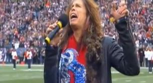 Steven Tyler destroza el himno americano como nunca