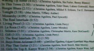 Se filtra el posible tracklist del nuevo disco de Christina Aguilera