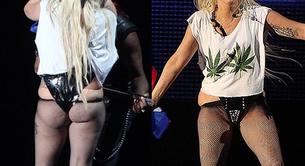 Lady Gaga se fuma un porro en pleno concierto en Amsterdam