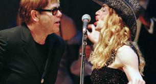 Madonna y Elton John hicieron las paces en Niza