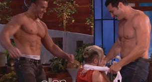 Miley Cyrus, rodeada de strippers en Ellen