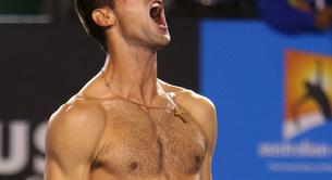 Novak Djokovic presume de cuerpo en el Open de Australia