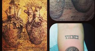 Kat Von D tatúa el corazón anatómico de Da Vinci en Miley Cyrus