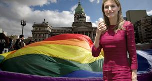 Letizia de marcha por Chueca durante el último Día del Orgullo Gay