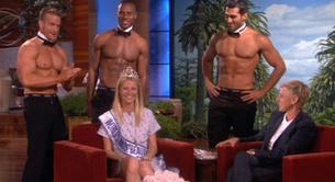 Gwyneth Paltrow, rodeada de strippers en Ellen