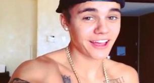 Justin Bieber sin camiseta en su primer vídeo en Instagram