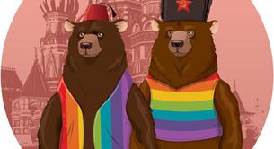 Ilustraciones contra la homofobia en Rusia