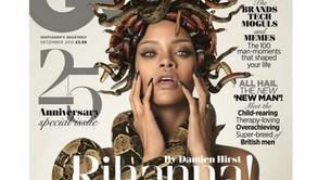 Rihanna, desnuda a lo medusa en la portada de 'GQ'