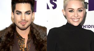 Miley Cyrus y Adam Lambert comparten porro en Halloween