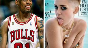 Dennis Rodman y Miley Cyrus, las celebrities menos influyentes según 'GQ'