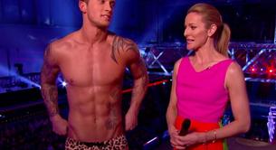 El actor Dan Osborne luce cuerpo en 'Splash'