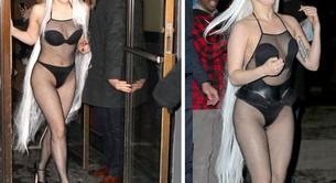 Lady Gaga casi desnuda por la calle en Nueva York