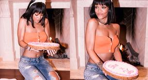 Rihanna celebra su cumpleaños en la nieve