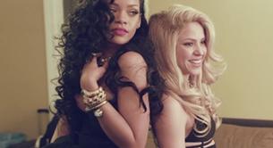 Shakira y Rihanna "behind the scenes" en 'Can't Remember To Forget You'