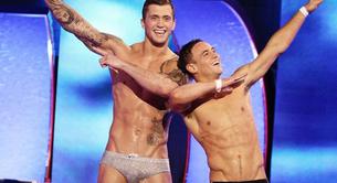 Tom Daley y Dan Osborne, en speedos en 'Splash'