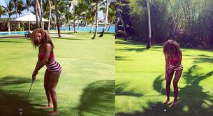 ¿Usó Beyoncé Photoshop en sus vacaciones para adelgazar sus piernas?