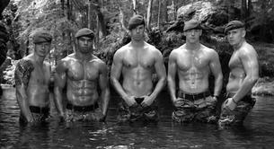 Los Royal Marines británicos desnudos en su calendario