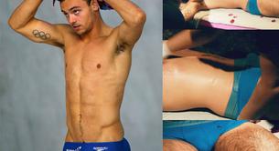 El paquete de Tom Daley, viral tras recibir un masaje